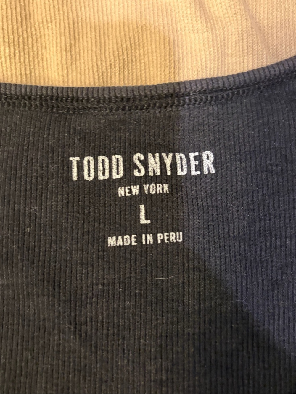 Todd Snyder Ribbed Tank Bundle - L - Picture 3 of 5
